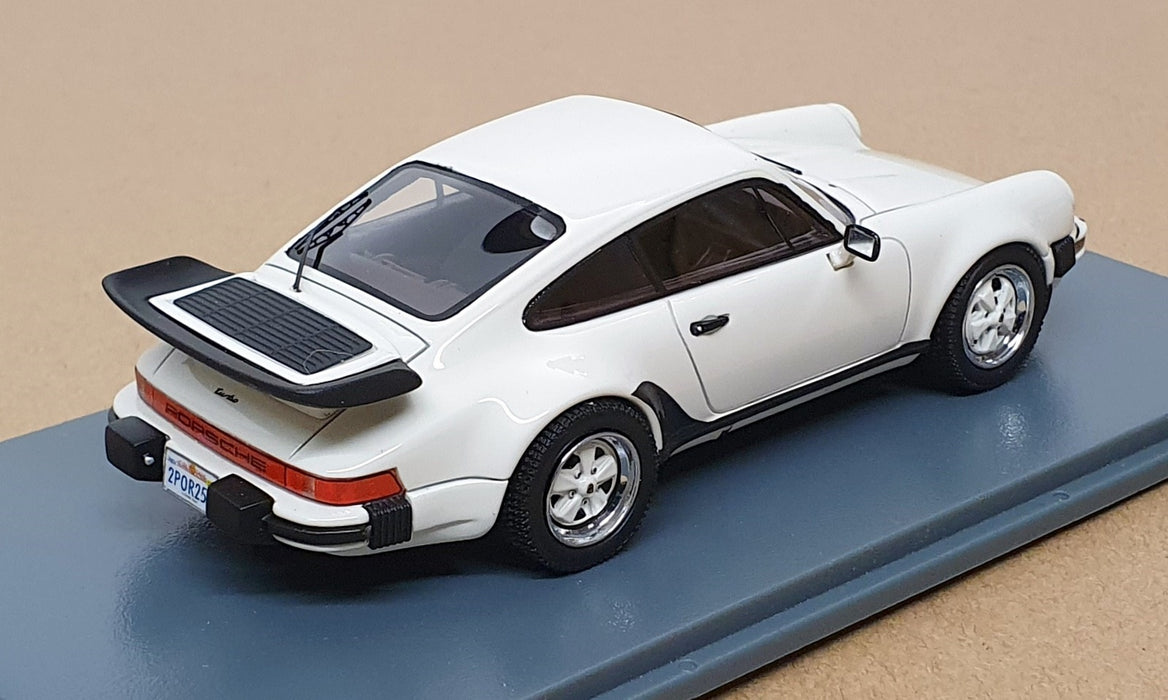 Neo 1/43 Scale Resin NEO43257 - Porsche 911 Turbo USA - White