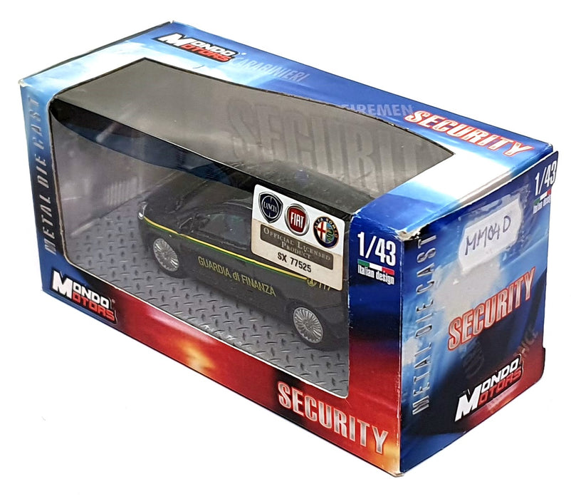 Mondo 1/43 Scale MM04D - Fiat Grand Punto Guardia di Finanza Police - Dk. Green