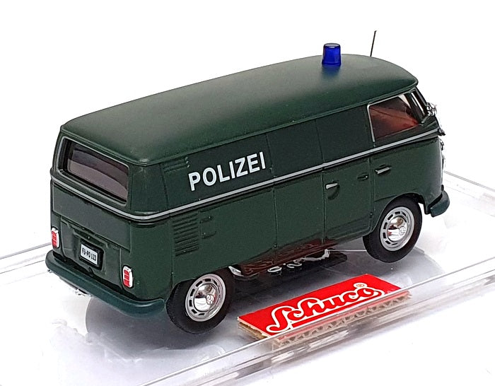 Schuco 1/43 Scale Diecast 12525 - VW Volkswagen Van Polizei - Green