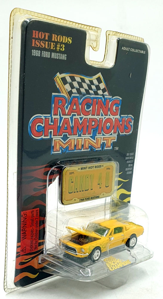 Racing Champions 1/58 Scale 08101 - 1968 Ford Mustang - Yellow