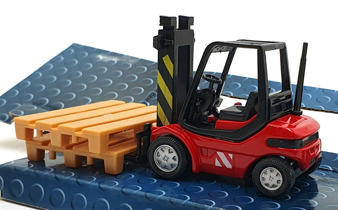 Cararama 1/43 Scale 210001A - Fork Lift with pallets - Red