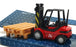 Cararama 1/43 Scale 210001A - Fork Lift with pallets - Red