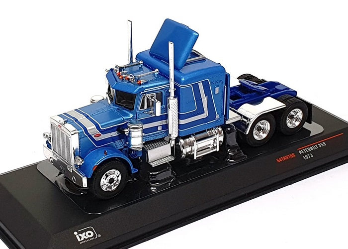 Ixo Models 1/64 Scale 64TR010B - 1973 Peterbilt 359 Truck - Met. Lt. Blue