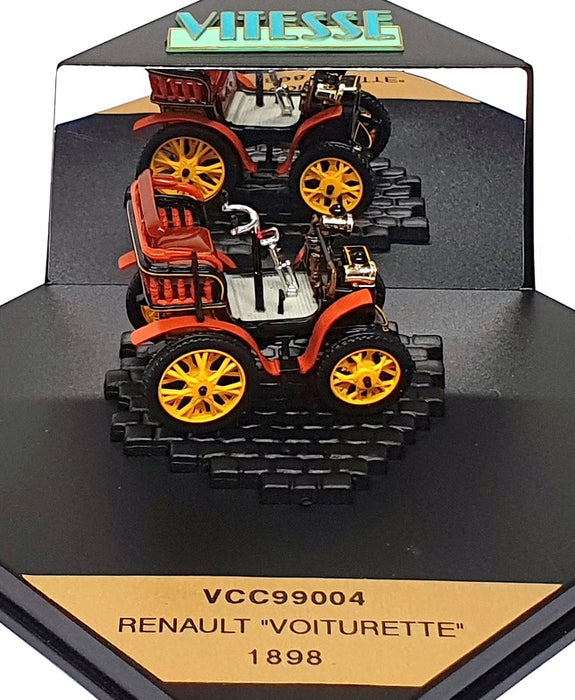 Vitesse 1/43 Scale VCC99004 - 1898 Renault Voiturette - Brown/Yellow