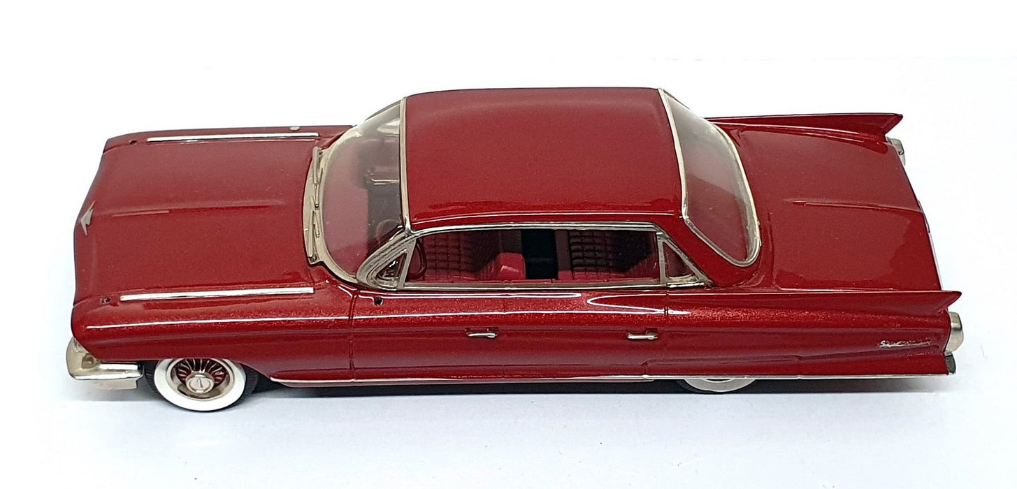 Conquest 1/43 Scale CON69 - 1962 Cadillac Fleetwood 60 Special 4Dr. H/T Met. Red
