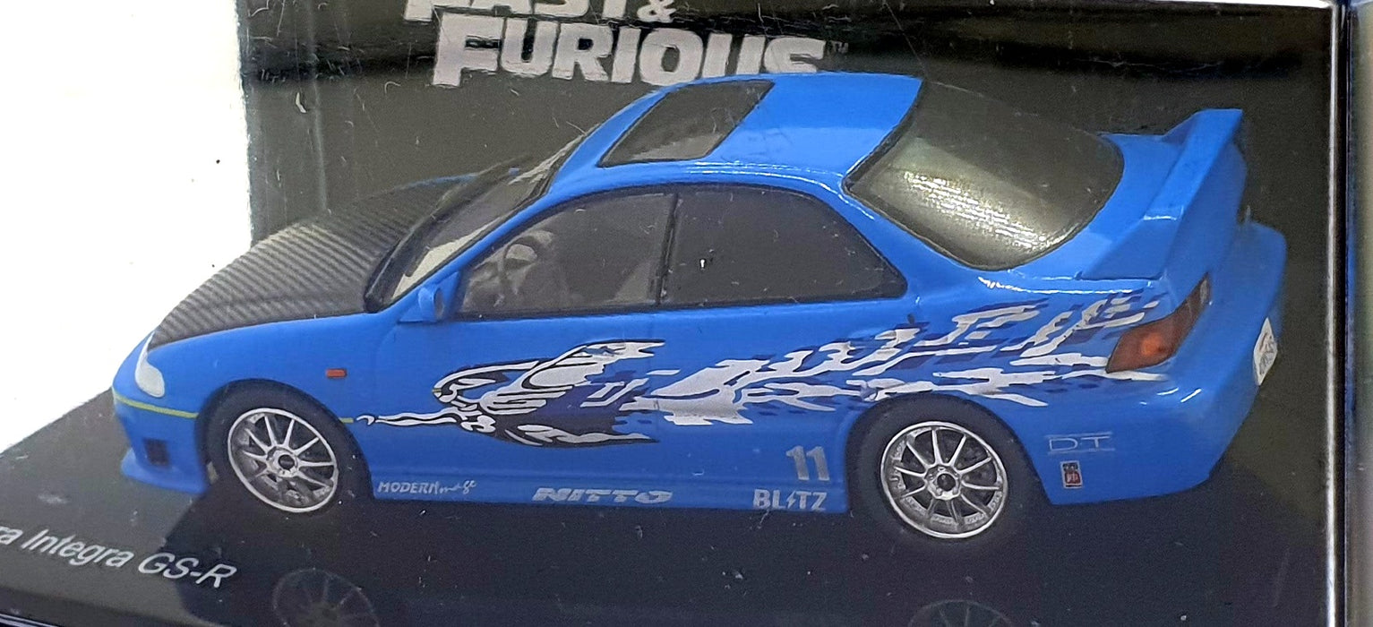 DeAgostini 1/43 Scale F220CMC082 - Fast and Furious Acura Integra GS-R - Blue