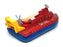 Dinky Toys 14cm Long Original Diecast 290 - SR.N6 Hovercraft - Met. Red