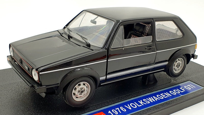 Sun Star 1/18 Scale Diecast 1092 - 1976 Volkswagen Gold GTI - Black