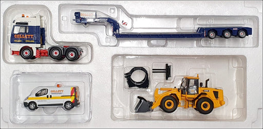 Corgi 1/50 Scale CC13427 - MAN Nooteboom JCB 456 & Vauxhall Vivaro Van - Collett