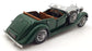 Franklin Mint 1/24 Scale B11PU51 - 1938 Alvis Roadster - Chrome/Green