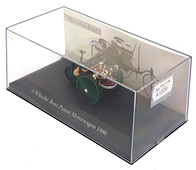 Altaya 1/43 Scale A1886 - 1886 3 Wheeler Benz Patent Motorwagen - Green