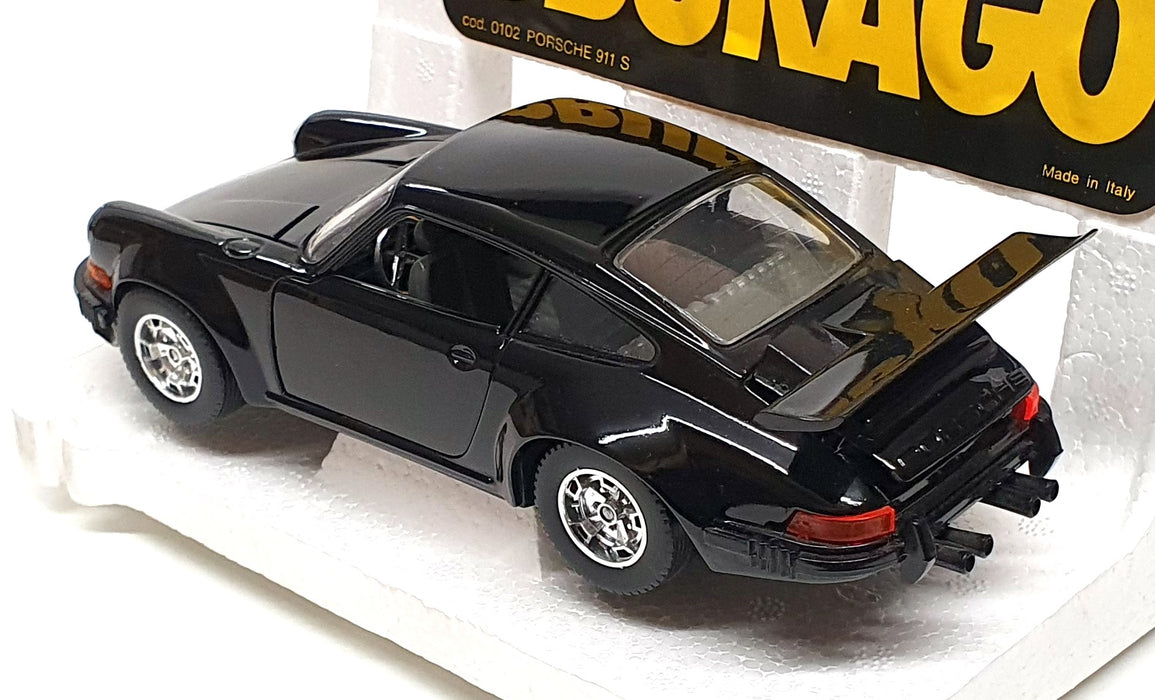Burago 1/24 Scale Diecast 0102 - Porsche 911 S - Black