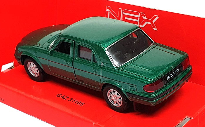 Welly 1/36-39 Scale Diecast 860670 - Gaz Volga 31105 - Met. Green