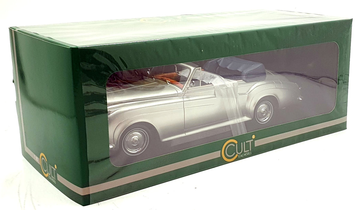 Cult 1/18 Scale Resin CML105-1 1961 Rolls Royce Silver Cloud II Drophead Silver