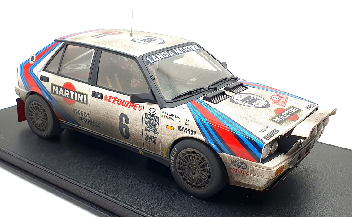 Top Marques 1/12 Scale TMR1263AD Lancia Delta HF Monte Carlo 1987 #6 Dirty