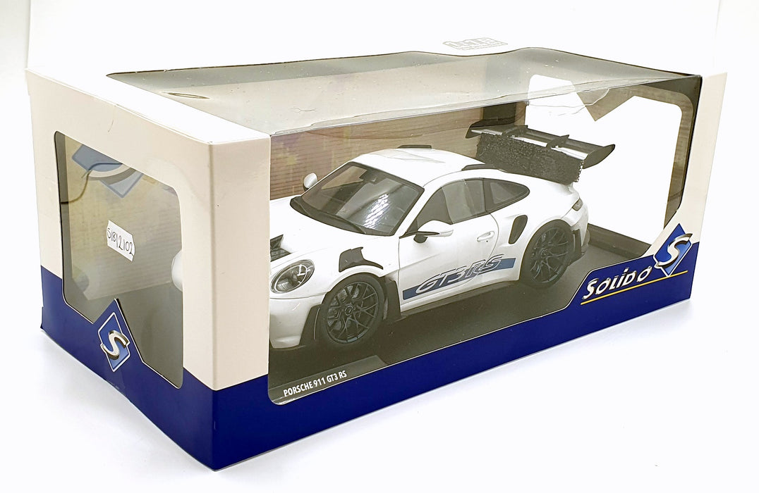Solido 1/18 Scale Diecast S1812102 2024 Porsche 911 (992) GT3 RS - White/Blue