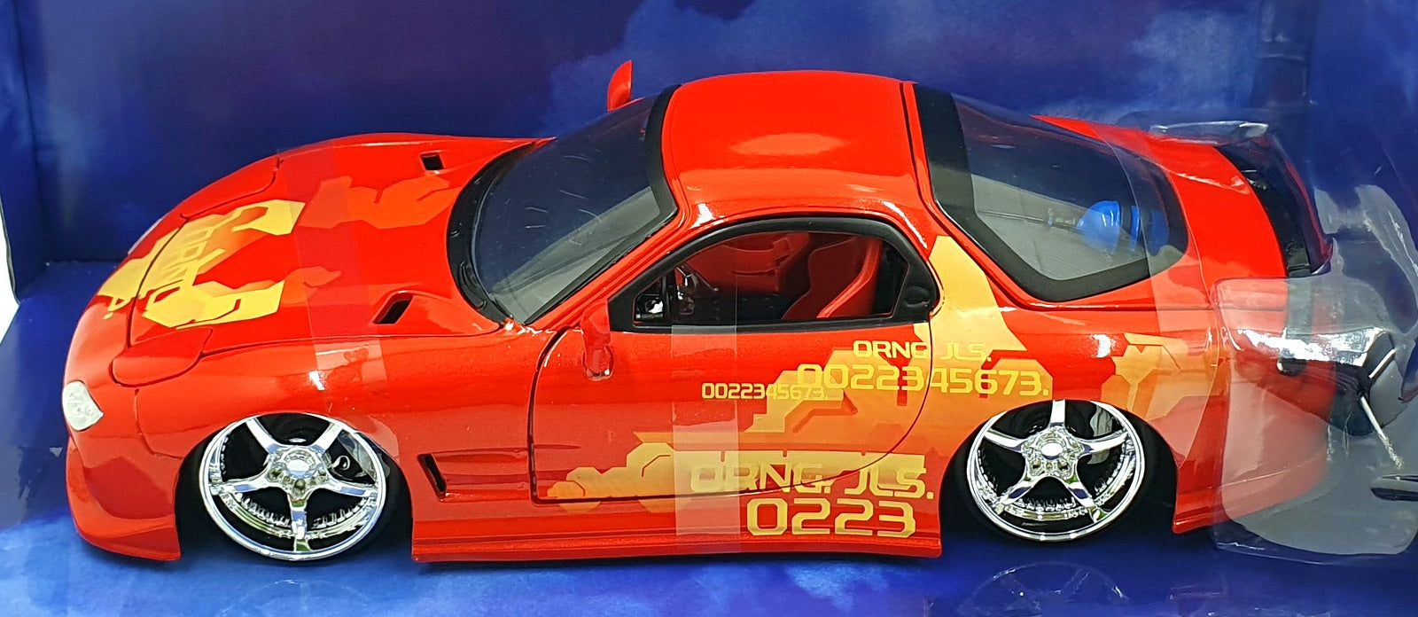 Jada 1/24 Scale 30747 - Fast & Furious Orange JLS Mazda RX-7