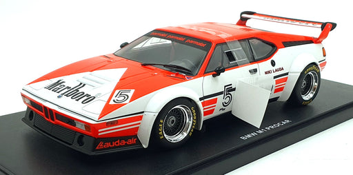 Werk83 1/18 Scale Diecast W1803007A BMW M1 ProCar #5 with Marlboro Decals Lauda