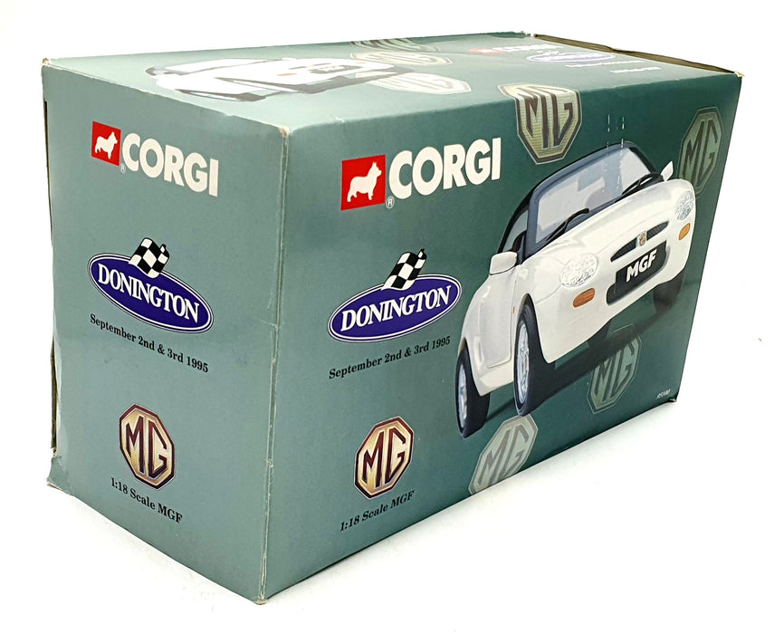 Corgi 1/18 Scale Diecast 95100 MGF Donnington September 1995 - White