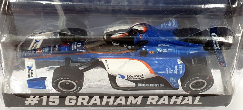 Greenlight 1/64 Scale 11561 NTT Indycar Series #15 G. Rahal - Blue/Black