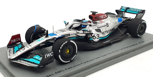 Spark 1/43 Scale S8546 - Mercedes-AMG W13 Belgium GP F1 2022 #63