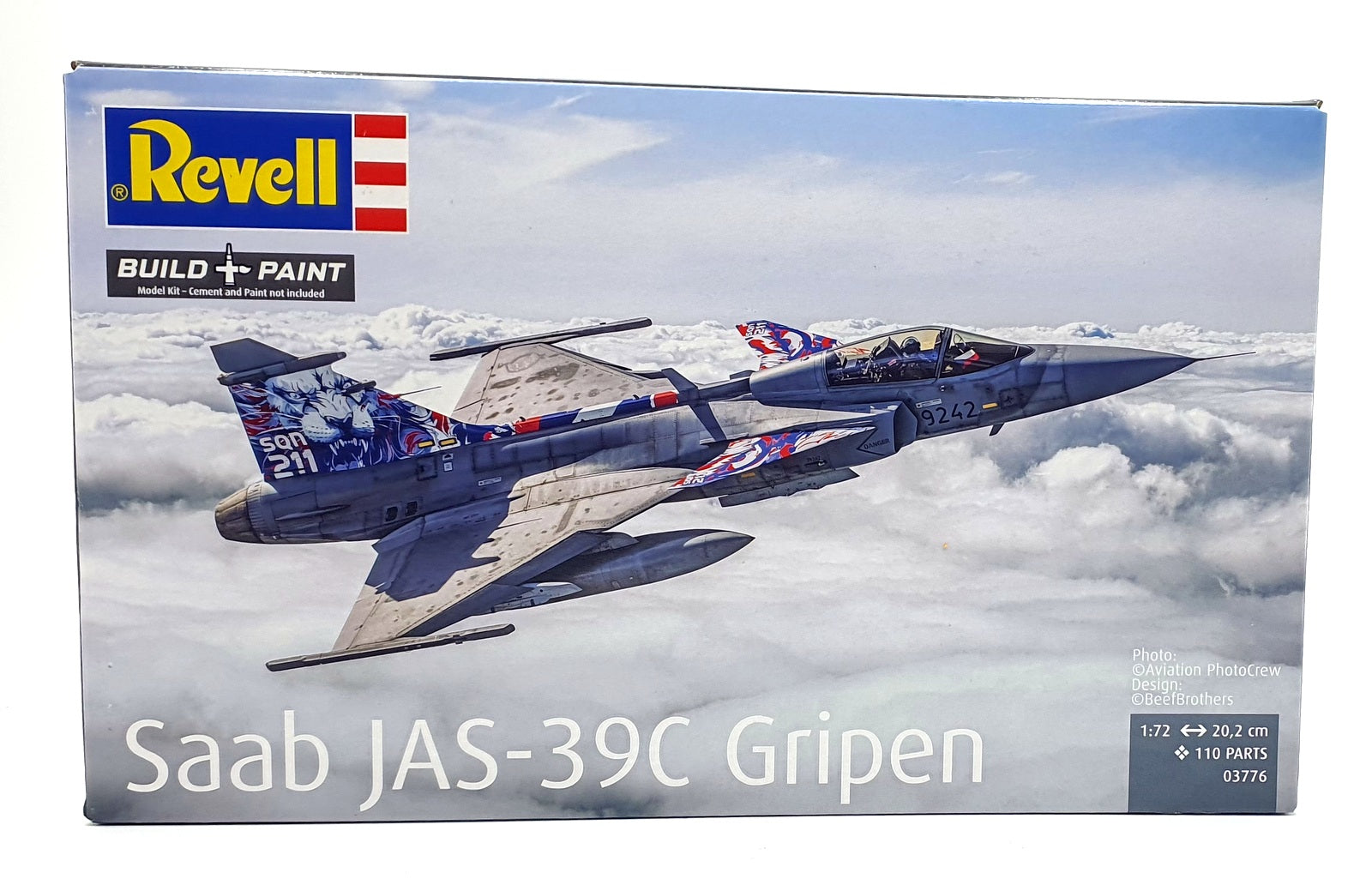 Revell 1/72 Scale Model Kit 03776 - Saab JAS - 39C Gripen Aircraft