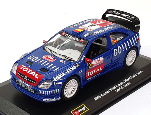 Burago 1/32 Scale NB8T984 - Citroen Xsara WRC #2 Monte Carlo Rally 2006 Sordo