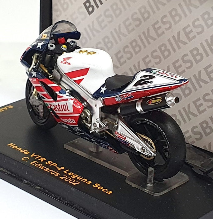 Ixo 1/24 Scale RAB044 - Honda VTR SP-2 Leguna Seca #2 C. Edwards 2002