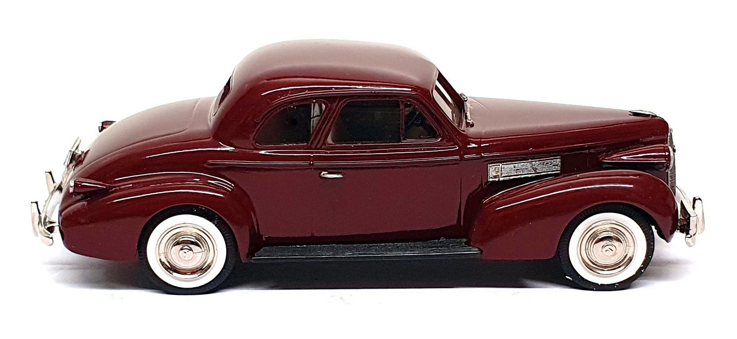 Brooklin 1/43 Scale BRK122 - 1939 La Salle 5 Window Coupe - Maroon