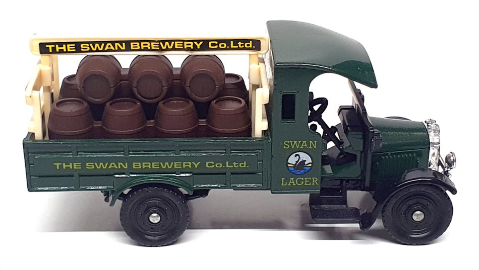 Corgi Appx 13cm Long C867/3 - Thornycroft Beer Truck Swan Brewery - Green