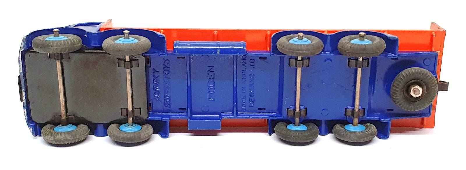 Dinky Supertoys Original 503 - Foden Flat Truck With Tailboard - Blue/Orange
