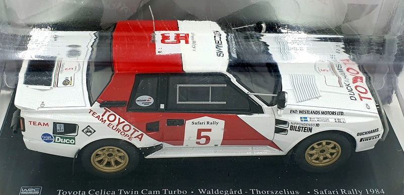 Hachette 1/24 Scale G113U033 - Toyota Celica Twin Cam Safari 1984 Waldegard
