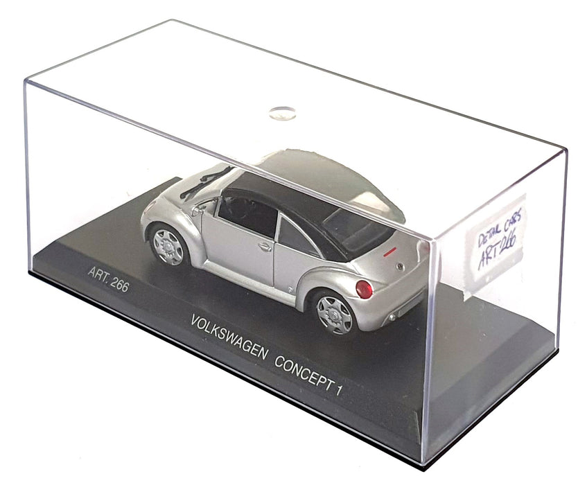 Detail Cars 1/43 Scale ART266 - 1994 VW Volkswagen Concept 1 - Silver