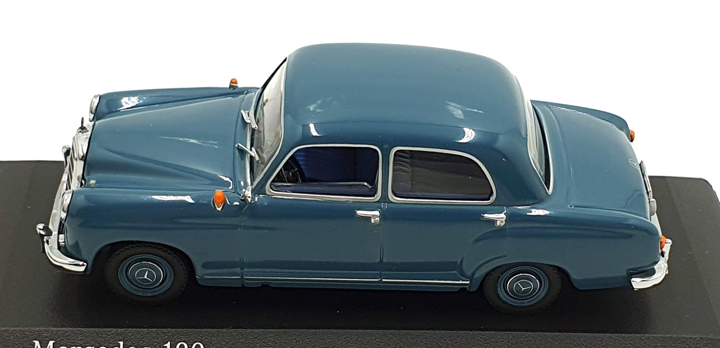 Minichamps 1/43 Scale 430033102 - 1953-57 Mercedes-Benz 180 - Blue