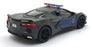Kinsmart 1/36 Scale Pull Back & Go TY0109 - 2021 Corvette Police Car - Grey