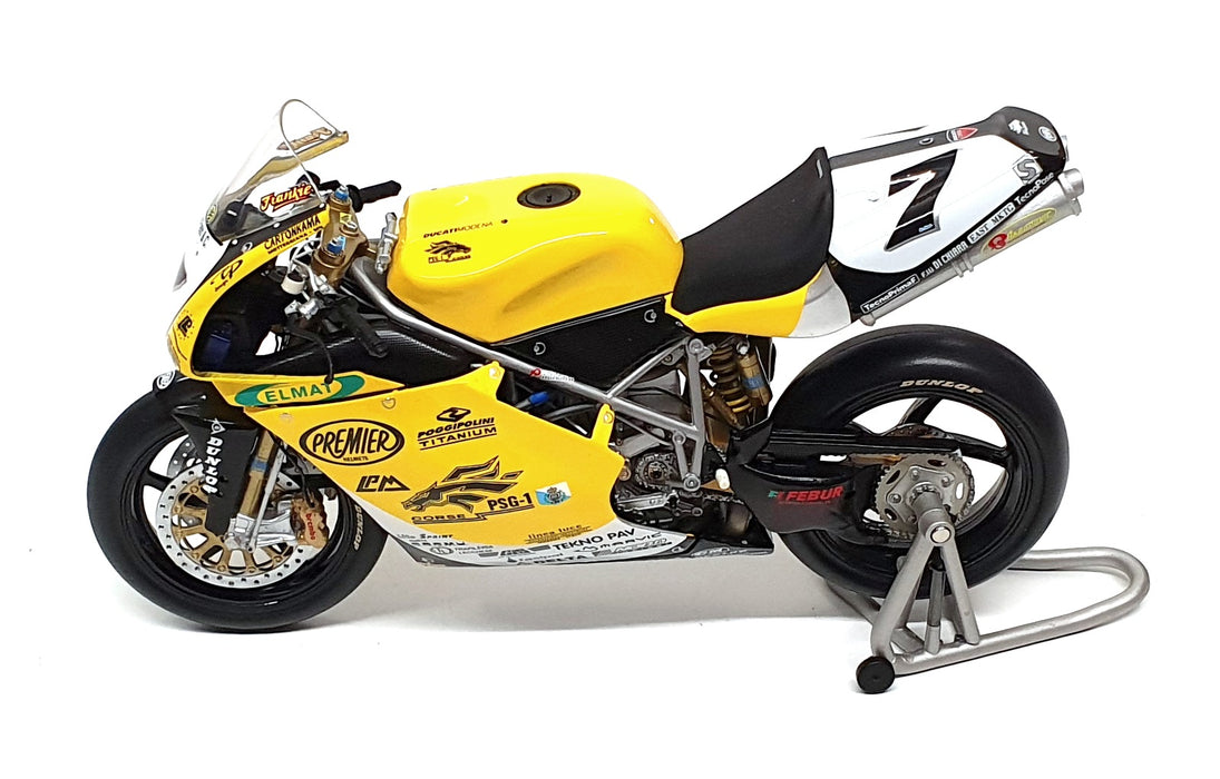 Minichamps 1/12 Scale 122 031207 - Ducati 998RS Motorbike #7 P. Chili WSB 2003