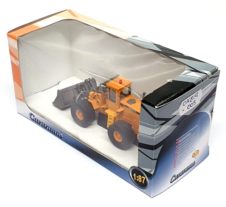 Cararama 1/87 Scale 0X819-003 - Volvo L150C Excavator - Dk. Yellow