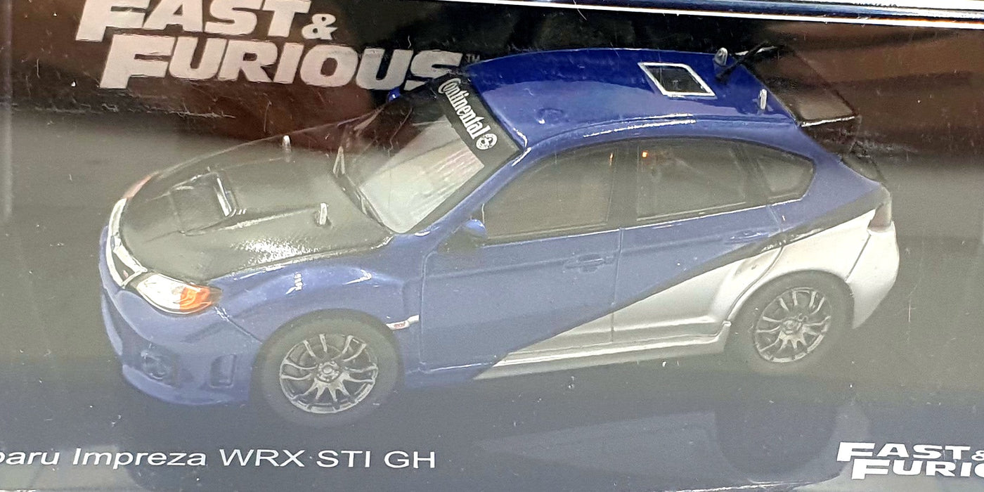 DeAgostini 1/43 Scale F220CMC050 Fast and Furious Subaru Impreza WRX STI GH Blue