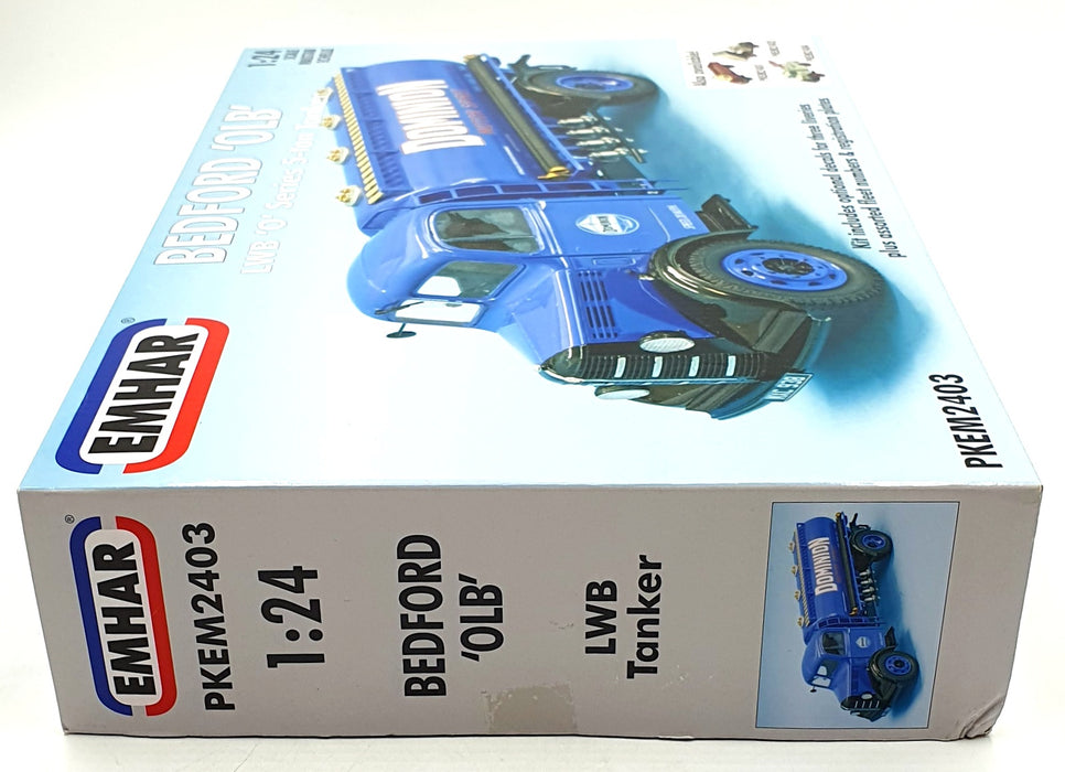 Emhar 1/24 Scale Model Kit PKEM2403 - Bedford 'OLB' LWB 'O' Series 5-ton Tanker