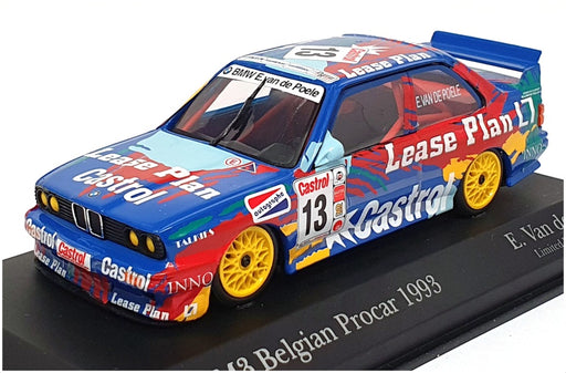 Minichamps 1/43 Scale 434 932013 - BMW M3 Belgian Procar 1993 #13 Van de Poele