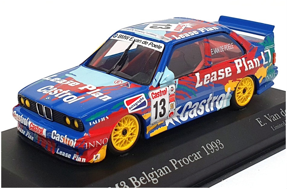 Minichamps 1/43 Scale 434 932013 - BMW M3 Belgian Procar 1993 #13 Van de Poele