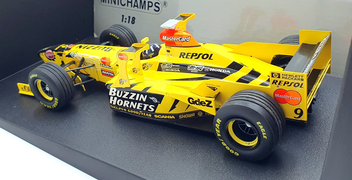 Minichamps 1/18 Scale Diecast 180 980039 - Jordan 198W Tower wing Damon Hill