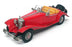 Franklin Mint 1/24 Scale 2507R - 1935 Mercedes Benz 500k Special Roadster - Red
