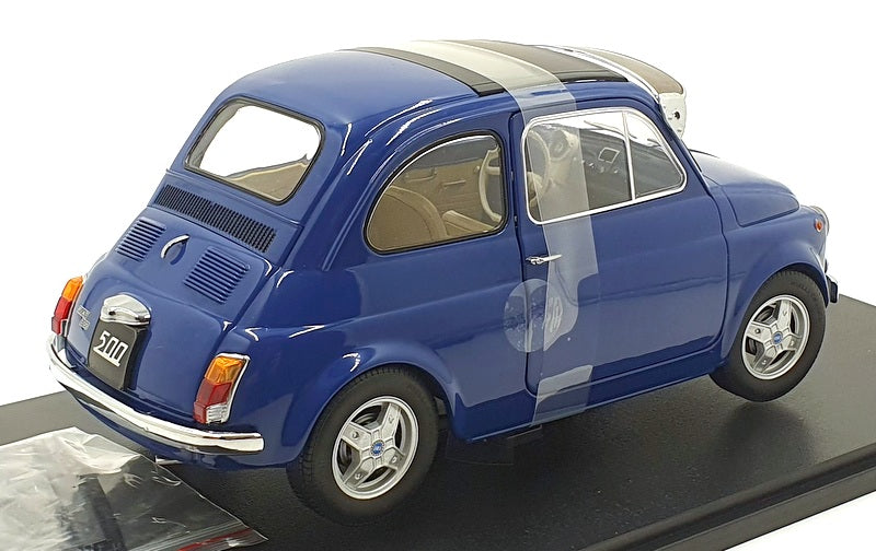 KK Scale 1/12 Scale Diecast KKDC120063 - Fiat 500 F 1968 Custom - Blue