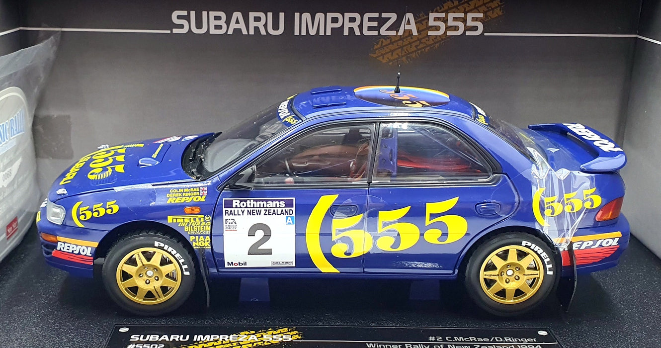 Sun Star 1/18 Scale 5502 Subaru Impreza 555 #2 C.McRae 1994 New Zealand