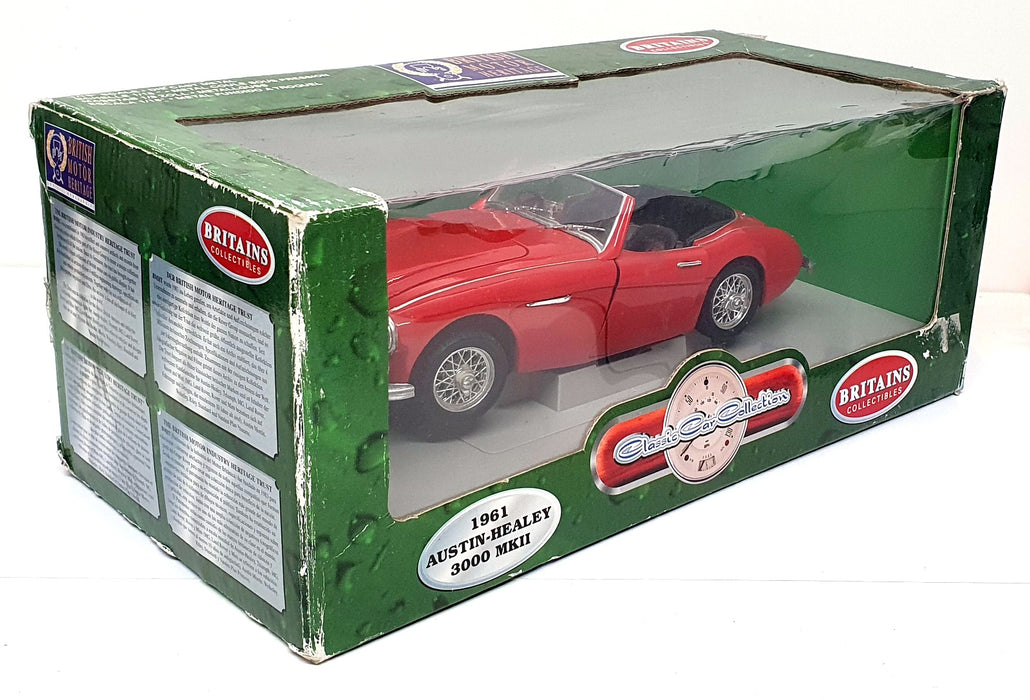 Britains 1/18 Scale Diecast 7460 - 1961 Austin Healey 3000 MKII - Red