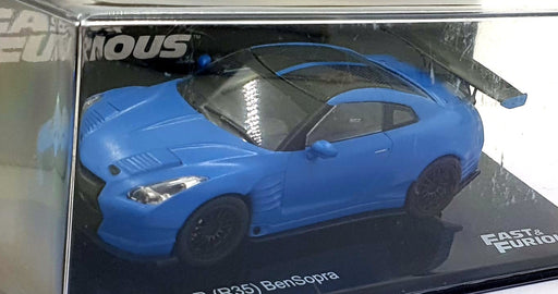 DeAgostini 1/43 Scale F220CMC076 Fast and Furious Nissan GT-R R35 BenSopra Blue