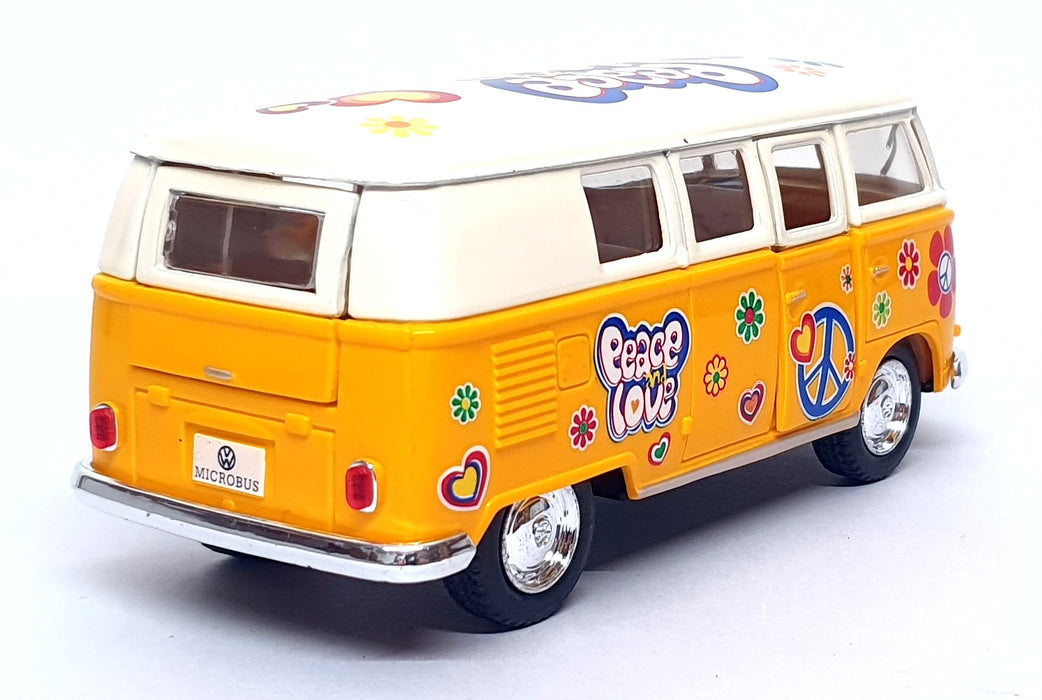 Kinsmart 1/32 Scale Pull Back & Go TY4226 - 1962 Volkswagen Classical Bus Yellow