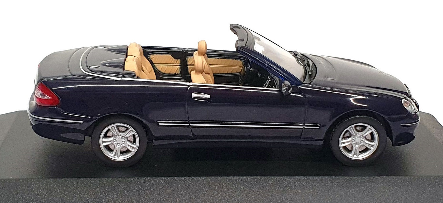 Altaya 1/43 Scale AL350B - 2005 Mercedes Benz CLK 350 Cabrio - Dk. Blue