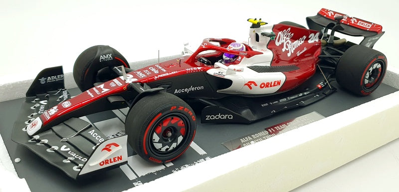 Minichamps 1/18 Scale 117 220124 Alfa Romeo F1 C42 Bahrain 2022 Z.Guanyu